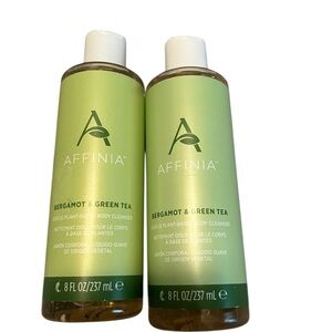 New Affinia Bergamot & Green Tea Body Cleanser Set of 2
8oz